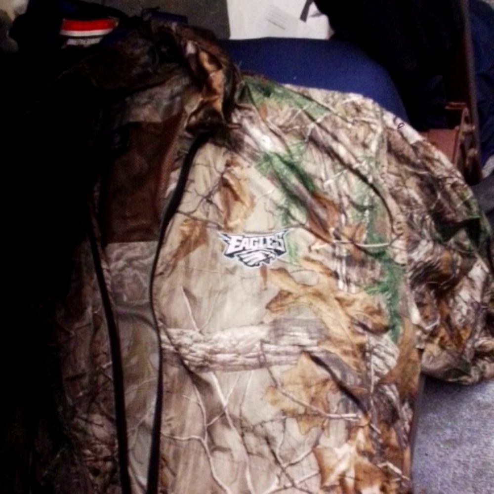 Eagles weather proof camouflage jacket XXXL